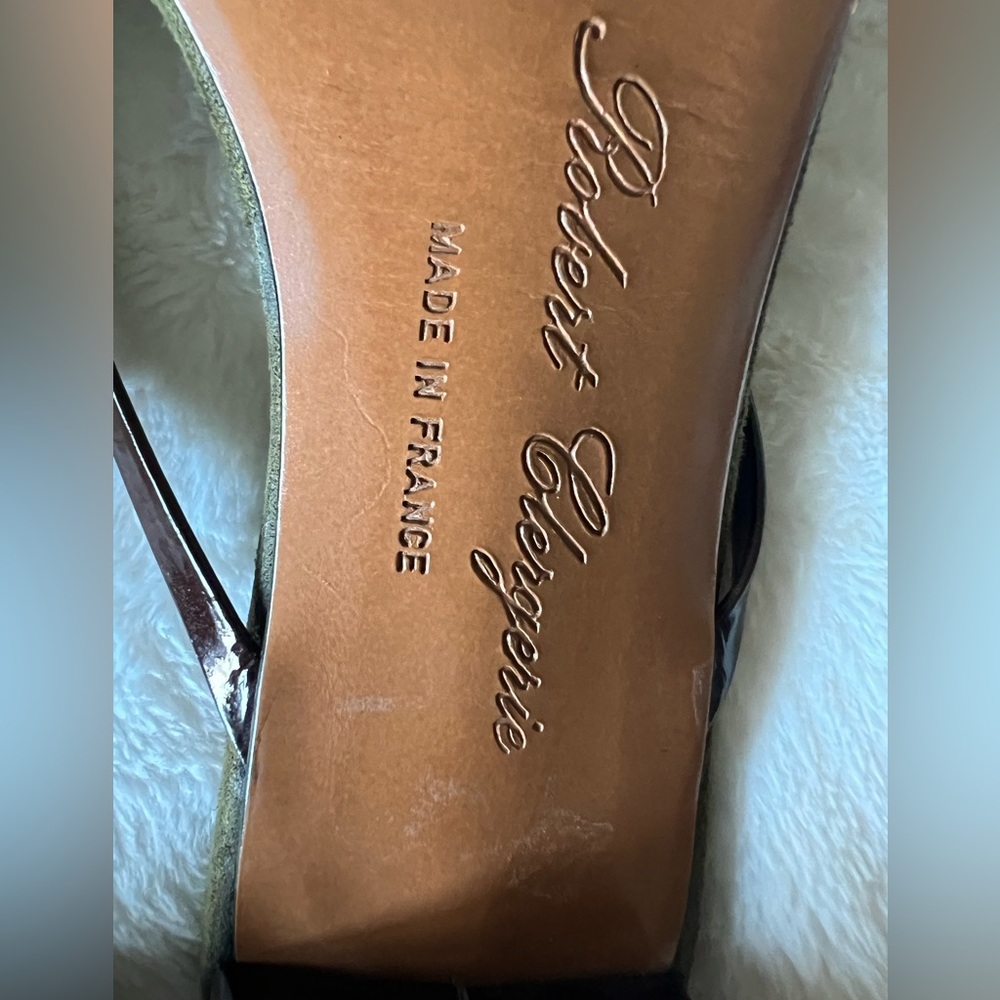 Robert Clergerie Women's Brown fur and leather strappy NWOT Sandals - Picture 7 of 9